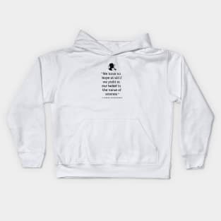 Oppenheimer quotes the value of science Kids Hoodie